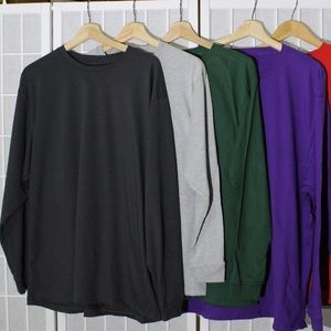 Men’s BLACK cotton long sleeve top (MHA23)